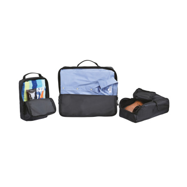 Logo trade promotional merchandise image of: Renew AWARE™ rPET 3 Piece Packing Cube Set