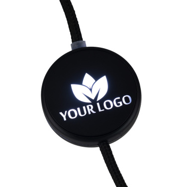 Logotrade promotional products photo of: Cable 4in1 with illuminated logo - LH-ZM02