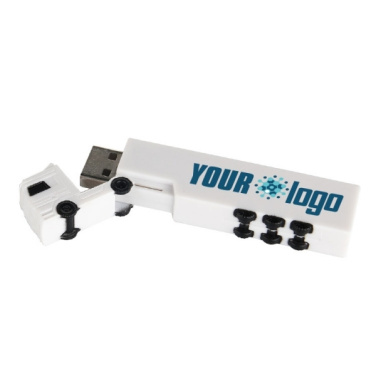 Logotrade promotional item image of: Plastic USB stick