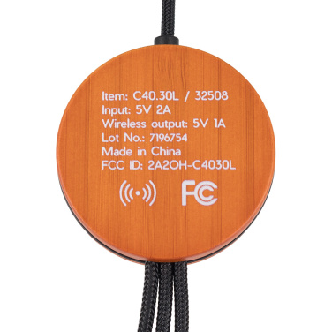 Logo trade promotional products picture of: Big cable 4in1 with illuminated logo - i5w