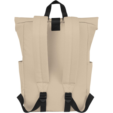 Logotrade promotional product picture of: Byron 15.6" GRS RPET roll-top backpack 18L
