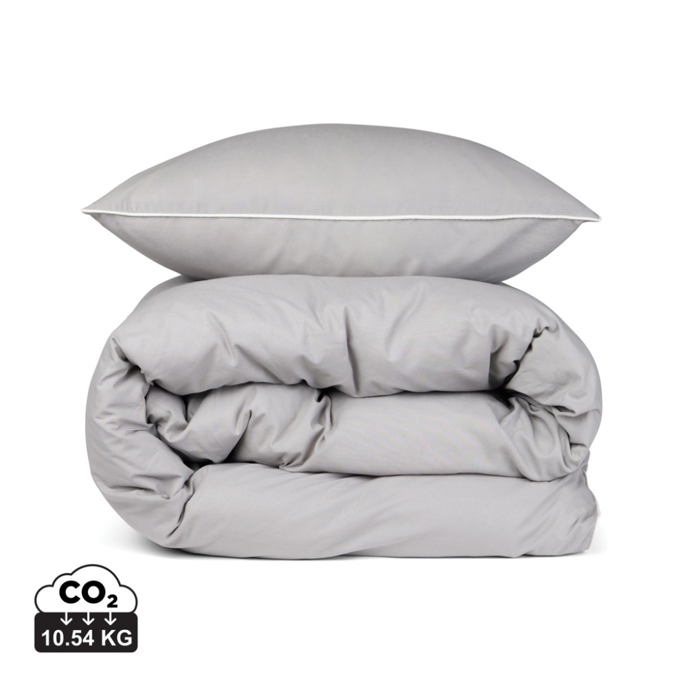 Logo trade advertising products image of: VINGA Marston OCS organic cotton bed linen, 4 pcs set