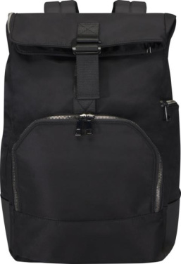 Logo trade advertising products picture of: Rhine 15” GRS recycled rolltop backpack 18L