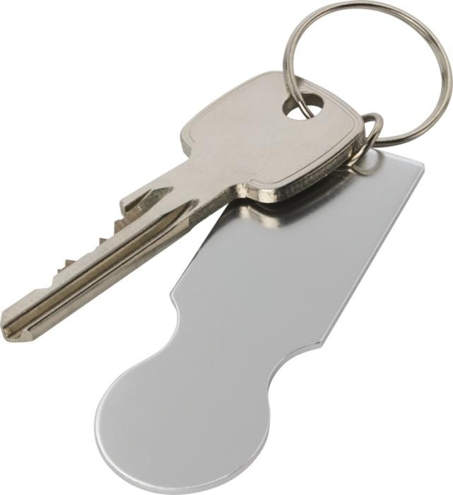 Logotrade promotional merchandise photo of: Rhea shopping cart keyring