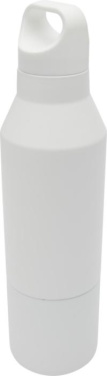 Logotrade promotional merchandise picture of: Odessy 600 ml RCS certified recycled stainless steel insulated bottle with 300 ml cup
