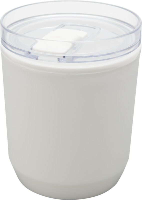 Logo trade business gift photo of: Hudson 180 ml recycled plastic double-wall tumbler