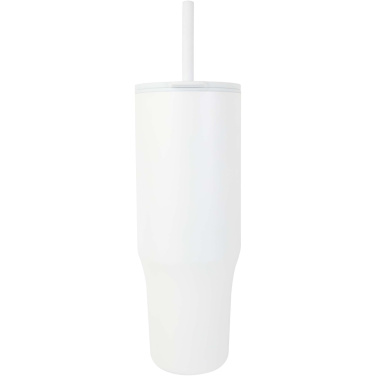 Logotrade advertising product picture of: Brady 900 ml RCS certified insulated tumbler with silicone straw