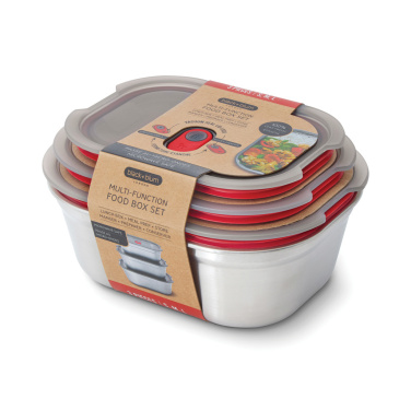 Logo trade advertising products picture of: Black+Blum Mealprep Box 3pcs Set Small, Medium, Large