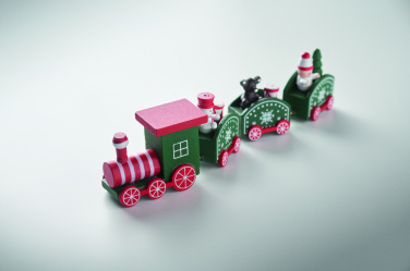 Logo trade promotional gift photo of: Wooden Christmas train