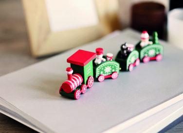 Logotrade promotional product image of: Wooden Christmas train