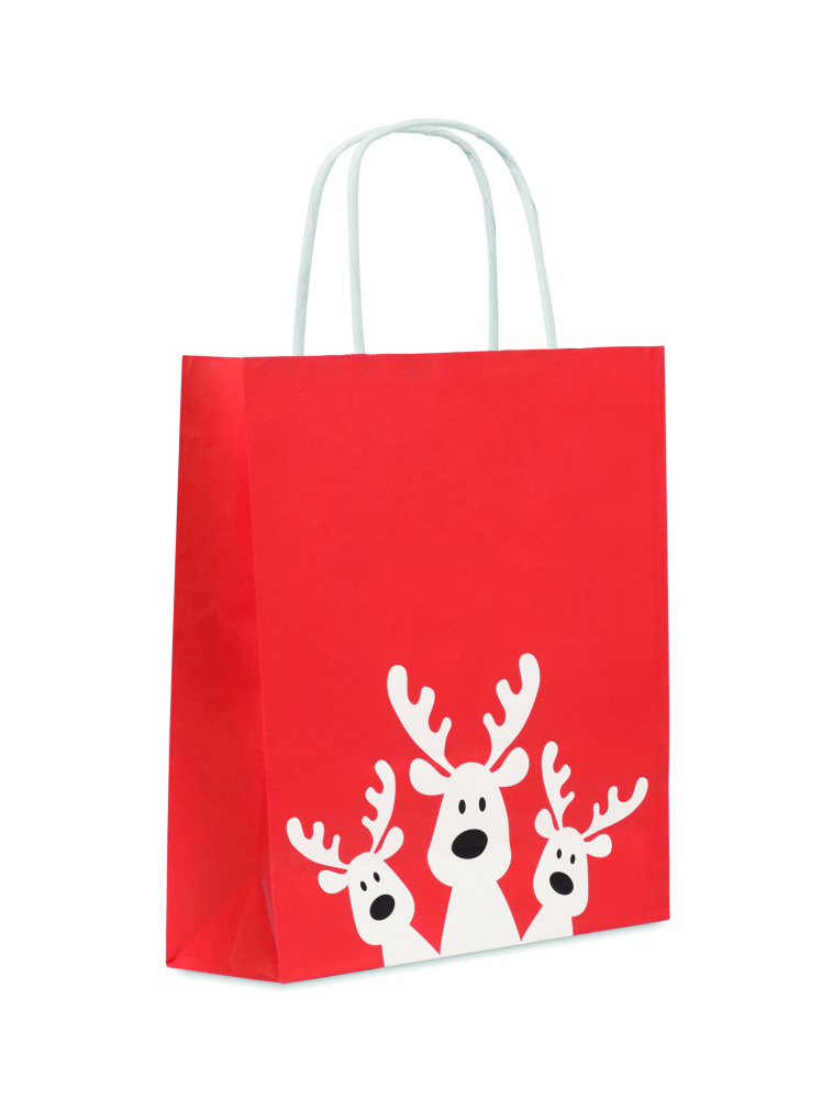 Logo trade advertising products image of: Gift paper bag small