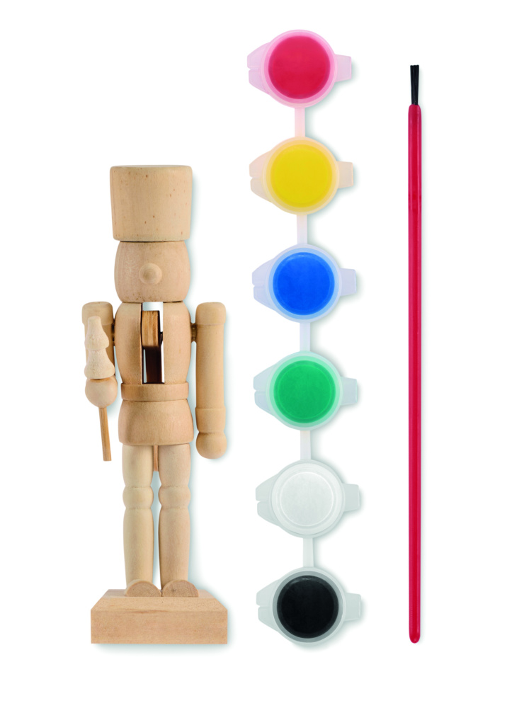 Logo trade promotional merchandise image of: Nutcracker painting set