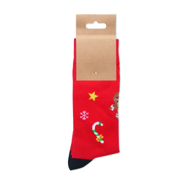 Logotrade advertising product image of: Pair of Christmas socks M