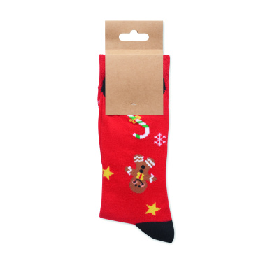 Logotrade promotional gift image of: Pair of Christmas socks M