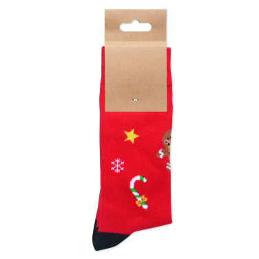 Logotrade promotional merchandise photo of: Pair of Christmas socks L