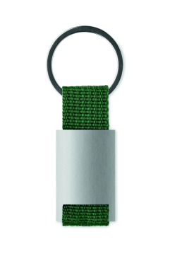 Logotrade advertising product image of: Metal rectangular key ring Espoo