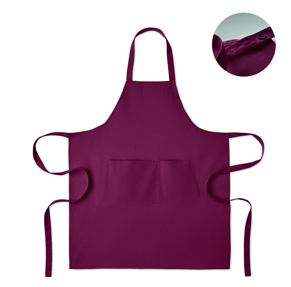 Logotrade promotional gift image of: Organic cotton apron 240 gr/m²