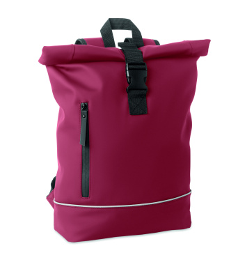 Logo trade promotional products picture of: Laptop 15" roll top PU backpack