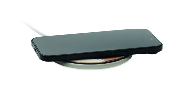 Logo trade promotional products image of: Cork wireless charger 15W