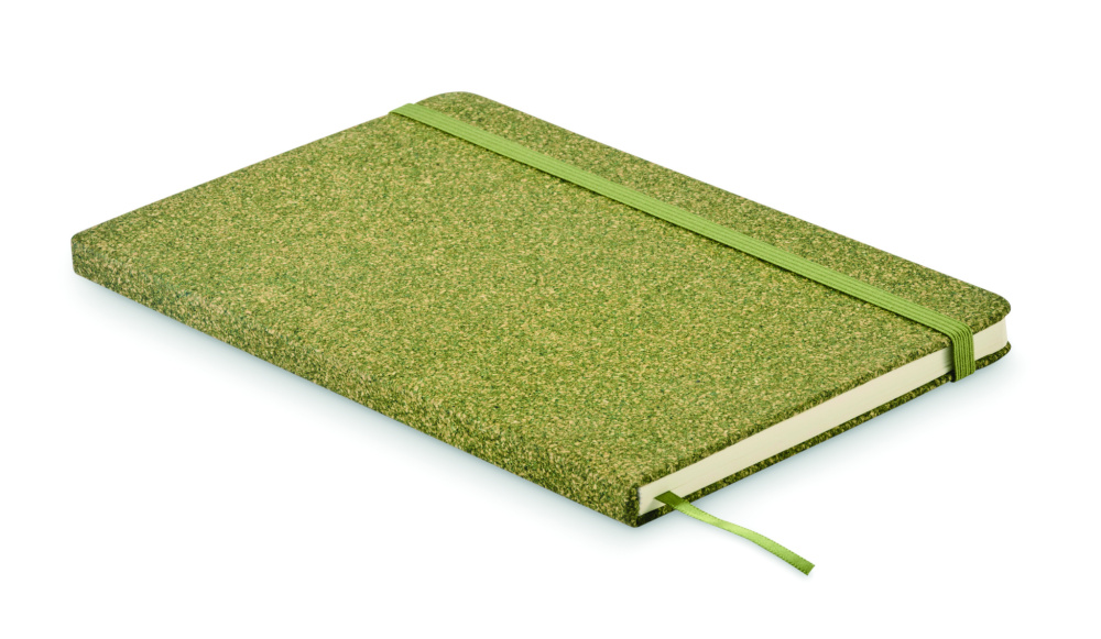 Logo trade promotional merchandise photo of: A5 notebook with hard cover