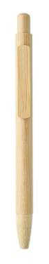 Logo trade business gift photo of: Bamboo automatic ball pen