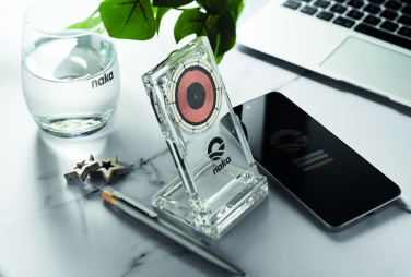 Logotrade corporate gifts photo of: Acrylic wireless charger 15W