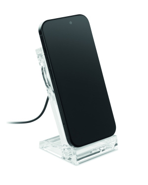 Logotrade promotional giveaway image of: Acrylic wireless charger 15W