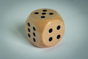 Logotrade business gifts photo of: Schima wooden dice 5cm dia