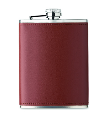 Logo trade promotional merchandise image of: Slim hip flask 200 ml