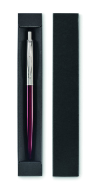 Logo trade corporate gifts picture of: Push button pen in box