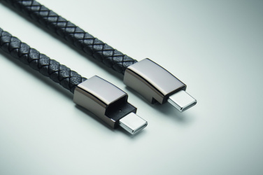 Logo trade promotional gifts picture of: Braided bracelet cable type-C