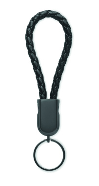 Logo trade promotional gifts image of: Key ring loop cable type-C