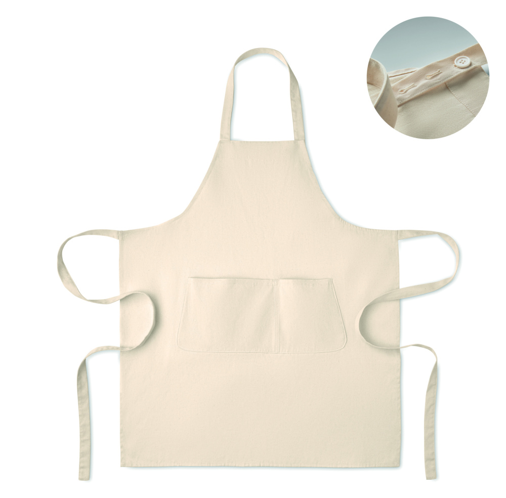 Logotrade promotional items photo of: Organic cotton apron 240 gr/m²
