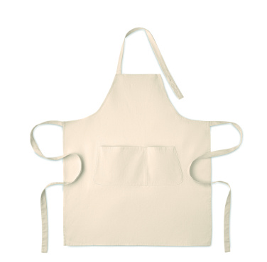 Logo trade business gifts image of: Organic cotton apron 240 gr/m²
