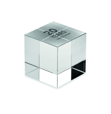 Logo trade promotional items picture of: Glass cube award