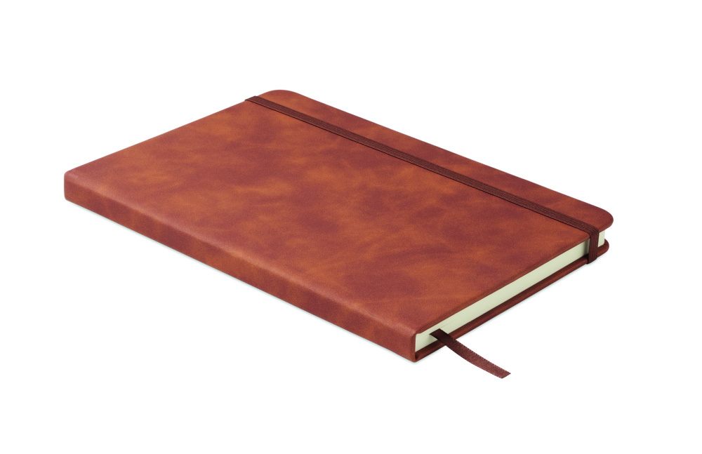 Logo trade promotional products picture of: A5 smokey PU notebook