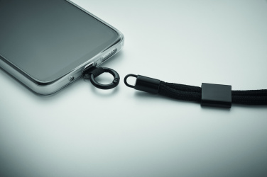 Logo trade promotional merchandise photo of: RPET phone wrist cord