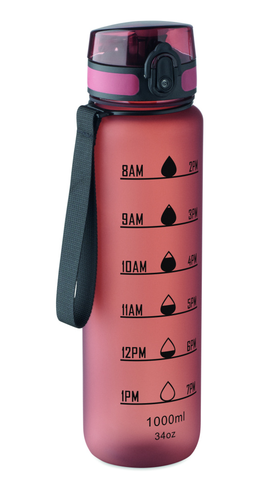 Logo trade corporate gift photo of: Sports water bottle RPET 1L