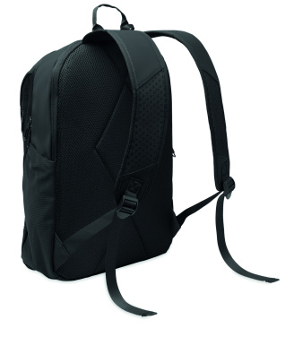 Logo trade promotional giveaways image of: 15" soft PU laptop backpack
