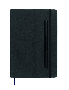 Logo trade promotional items picture of: A5 notebook with phone holder