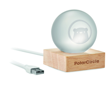 Logotrade promotional merchandise photo of: LED glass ball