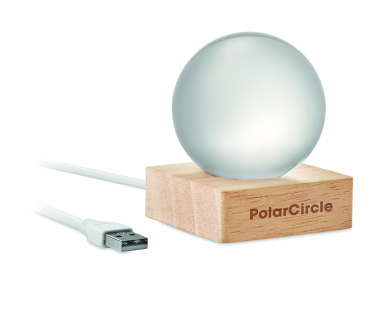 Logotrade promotional giveaway picture of: LED glass ball