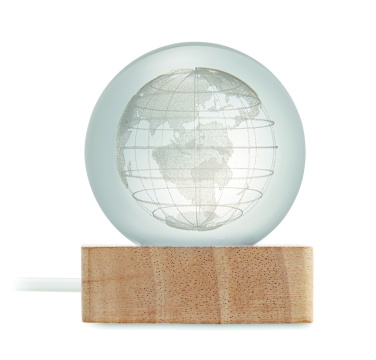 Logo trade promotional gift photo of: LED globe glass ball