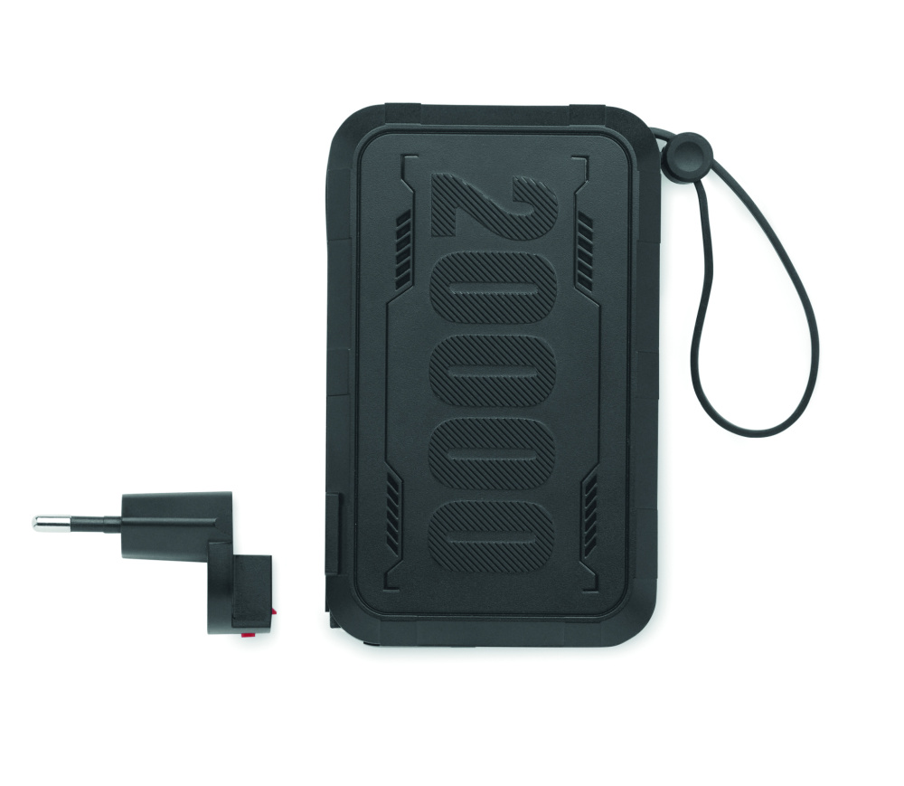 Logotrade promotional merchandise image of: Power bank 20000 mAh in ABS