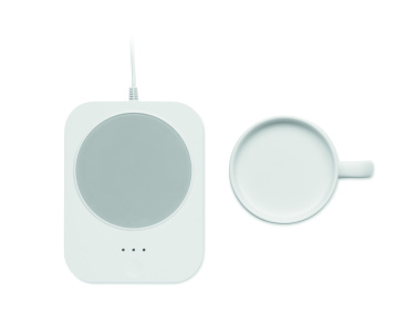 Logotrade promotional merchandise photo of: Wireless charger mug warmer set
