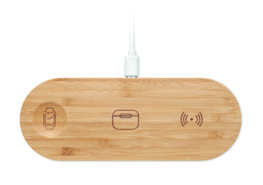Logotrade promotional products photo of: 3 in 1 15W wireless charger