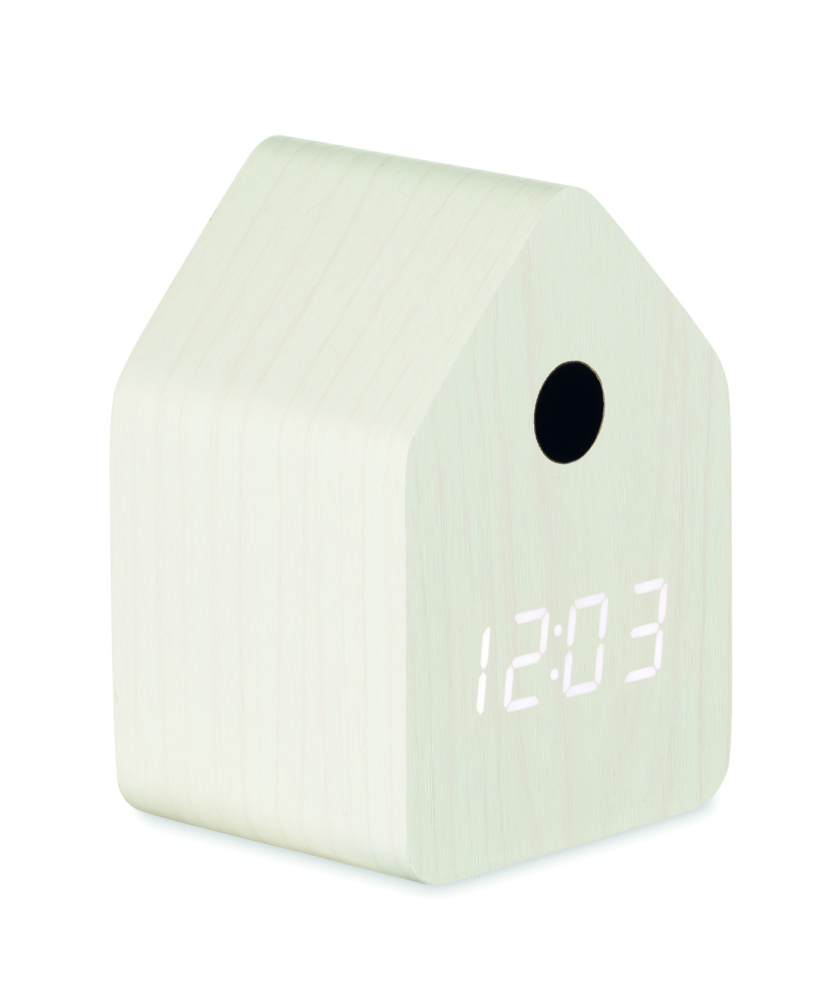 Logo trade corporate gift photo of: MDF cuckoo alarm clock