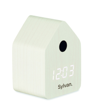 Logotrade promotional item picture of: MDF cuckoo alarm clock
