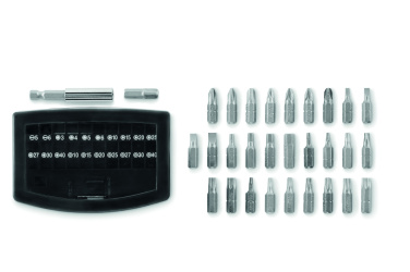 Logo trade advertising product photo of: 32 pcs screwdriver bit set