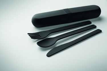 Logotrade corporate gift picture of: Cutlery set and case in PLA